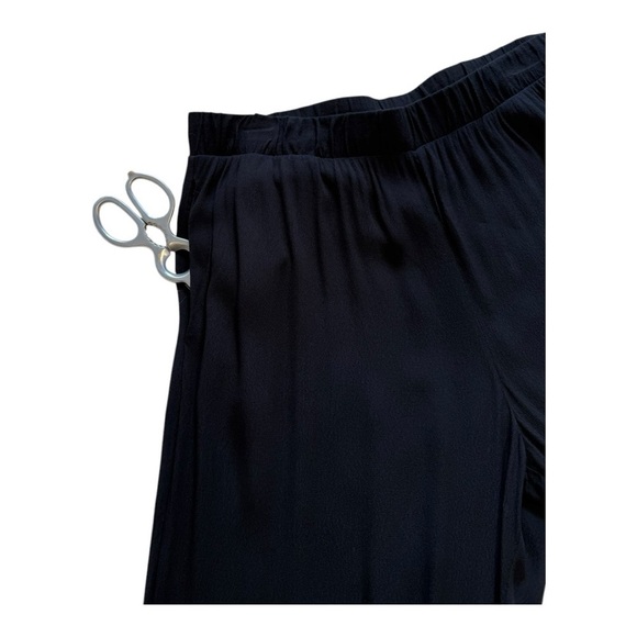 Tribal Pull-On Wide Leg Pant - Embroidered Pattern - Black - Size Large - Picture 6 of 13